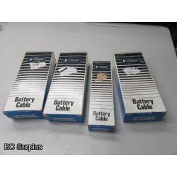 R-382: Battery Cables – Boxed – 4 Items