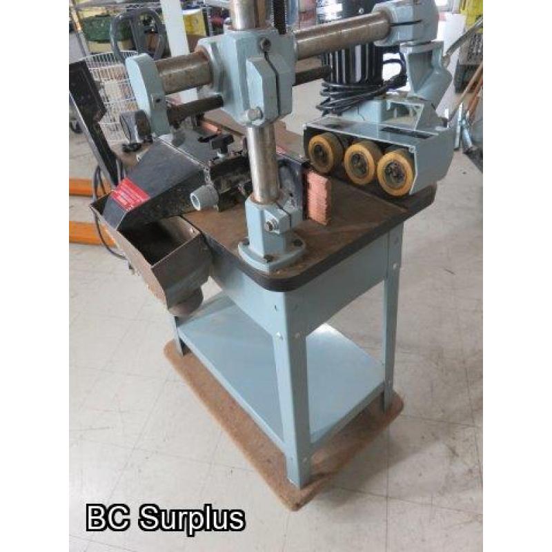 R-352: Delta Wood Shaper with 3 Roller Power Feed – 1 Set