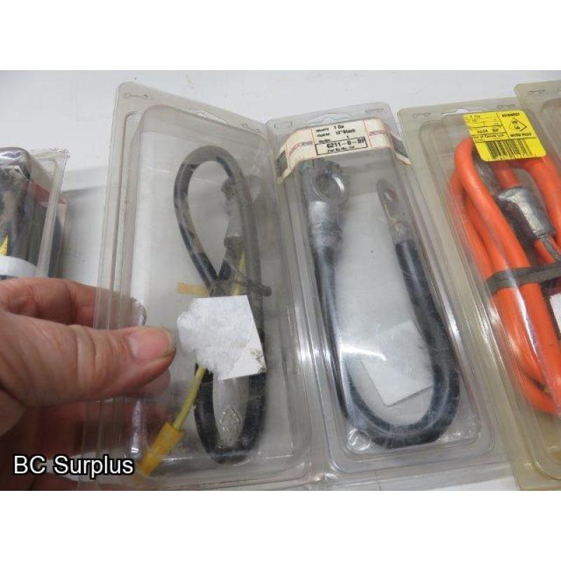 R-383: Battery Cables – Unused – 5 Items