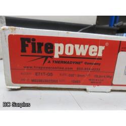 R-387: Fire Power 030 Welding Wire – 2 Rolls – Unused