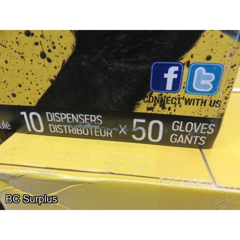 R-402: Grease Monkey HD Nitrile Gloves – 3 Cases – XL & L