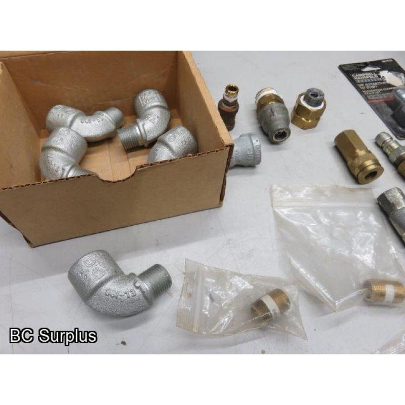 R-408: Electrical and Air Fittings – Used & Unused – 1 Lot