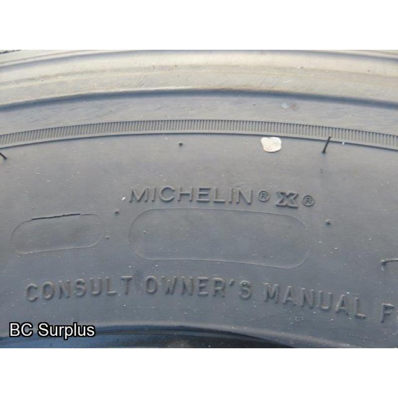 R-440: Michelin 12R225 Tires on Aluminium Wheels