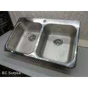 R-469:  Stainless Steel Double Sink