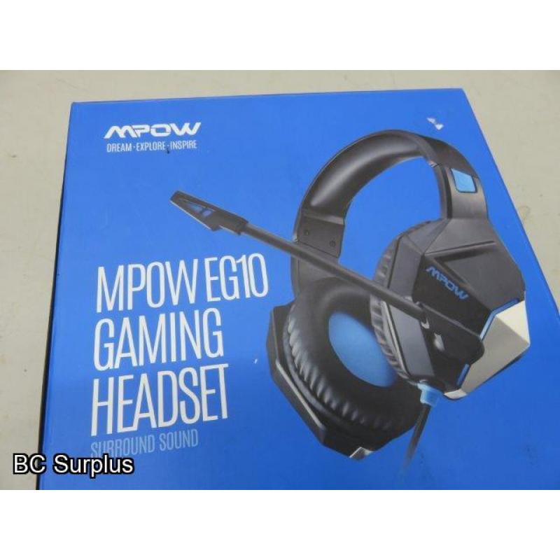 R-479: MPOW Gaming Headset – EG10 – Boxed