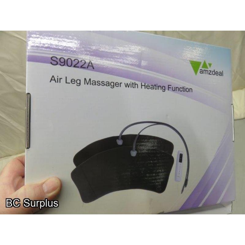 R-486: Leg Massager – Fitness Belts – Massage Balls – 1 Lot