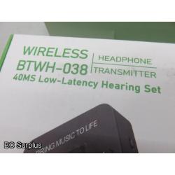 R-495: Headphones; Reading Lights; Wireless – 9 Items