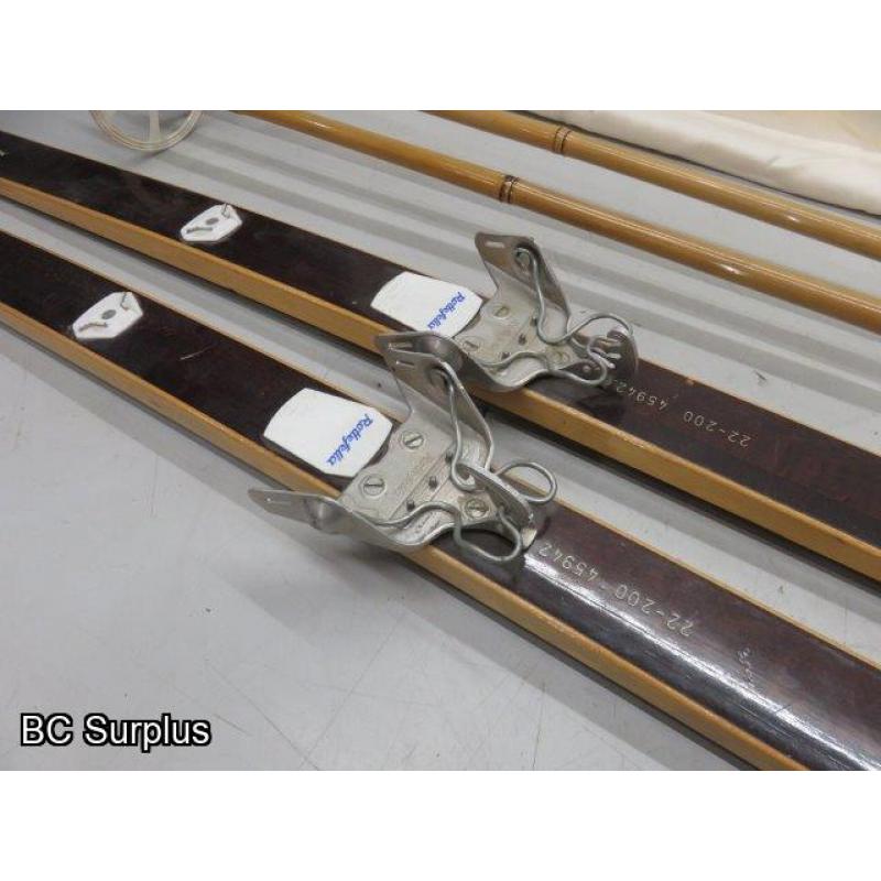 R-455: Vintage Norwegian Cross Country Skis and Poles