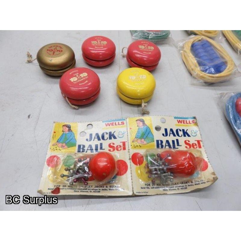 R-518: Vintage Toys – Unused – 15 Items