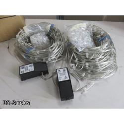 R-615: Clip Lights with Power Supply – 150ft Each – 4 Rolls