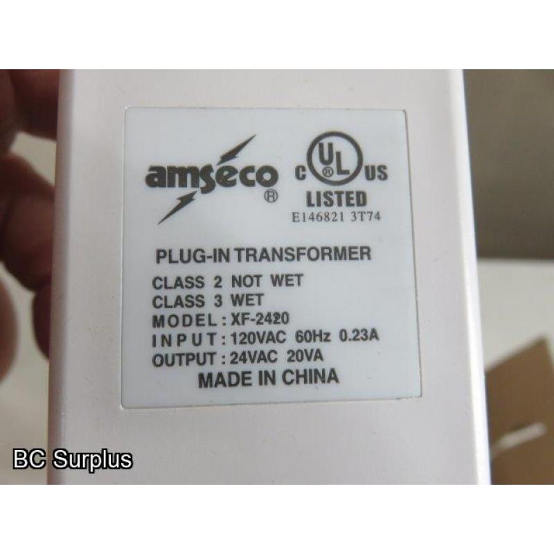 R-671: Amseco XF-2420 LED 24V Plug-In Transformers – 6 Items