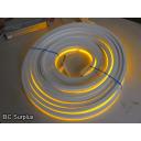 R-624: Yellow Neon Strip Lights with Power Supply – 24ft