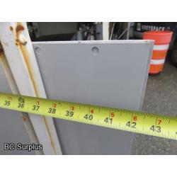 R-716: Steel Sheeting; Cabinet; Metal Shelving – Rack Included