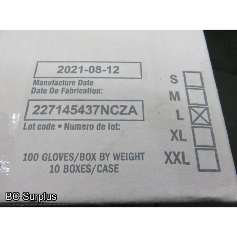R-703: Workhorse Sure Touch Large Nitrile Gloves – 1 Case