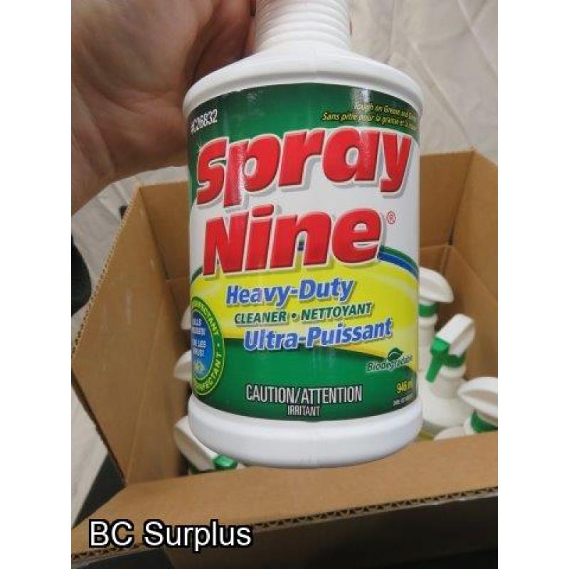 R-706: Spray Nine Disinfectant Cleaner – 1 Case