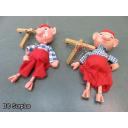 S-199: Two Little Pig Marionette Puppets – Antique Pelham Brand