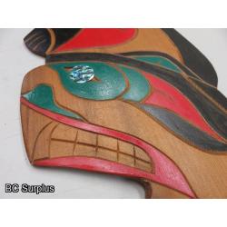 S-20: Indigenous-Style 3-Character Wall Plaque