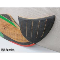 S-26: Indigenous-Style Salmon Wall Plaque
