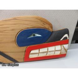 S-27: Raven Into A Wolf Wall Plaque