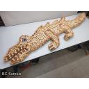 S-42: Folk Art Alligator - “Cork-A-Gator”