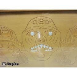 S-5: Carved Canoe Serving Tray