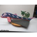 S-74: Folk Art Carved & Painted Wooden Kat Fish
