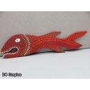 S-132: Folk Art Carved & Painted Fish