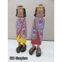 S-133: Twins – Folk Art Figurines – 2 Items
