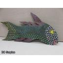 S-149: Folk Art Carved & Painted Fish