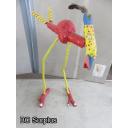 S-166: Twig Chicken Folk Art Character – Two Toed