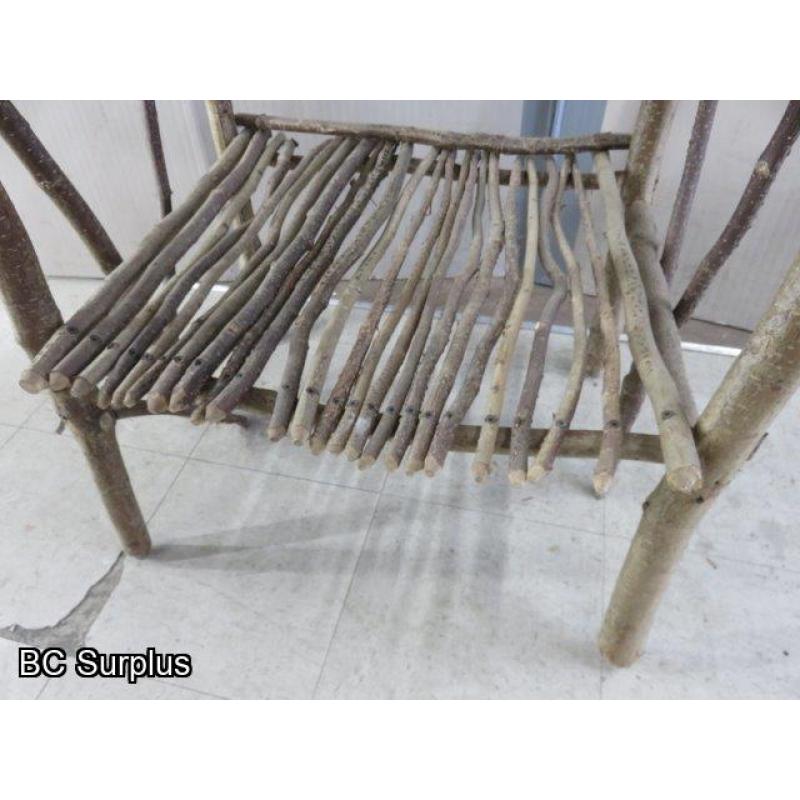 S-184: Twig 2-Shelf Patio Side Table