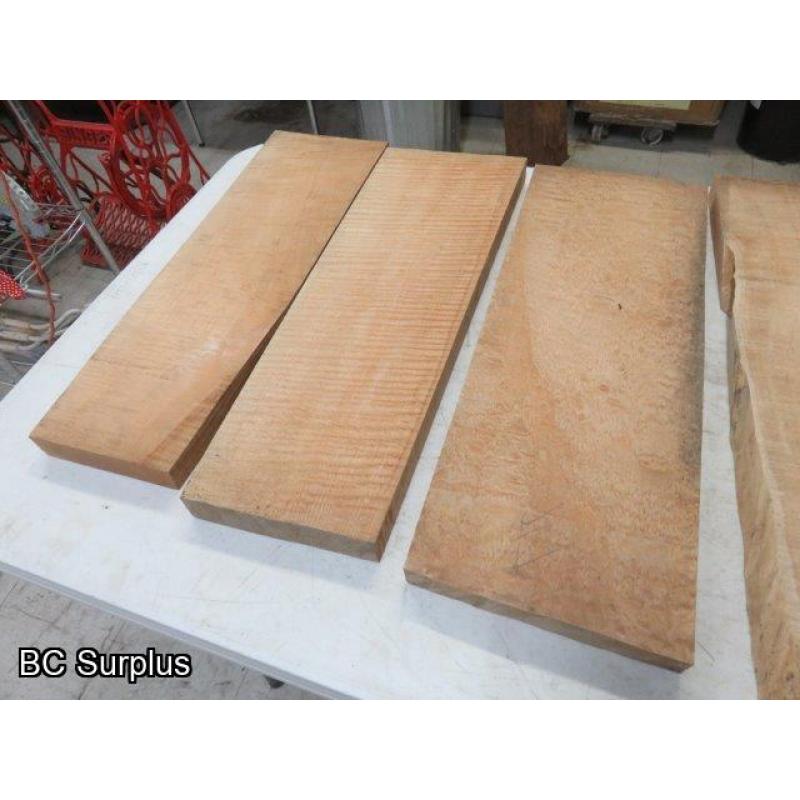 S-186: Carving & Crafting Wood Sections – Various – 6 Items