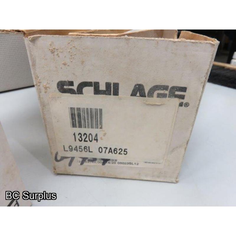 S-244: Schlage Commercial Lock Sets – 2 Items
