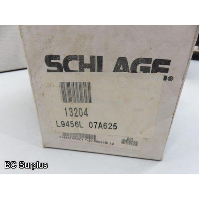 S-244: Schlage Commercial Lock Sets – 2 Items
