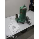 S-263: Myers 1HP/230V Waste Handling Sump Pump