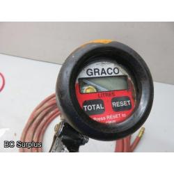 S-286: Graco Electronic Grease Gun & Air Hose – 2 Items