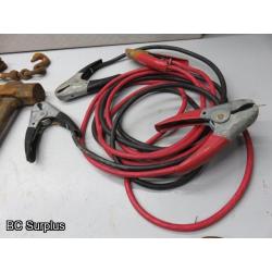 S-287: Booster Cables; Various Hammers – 1 Lot