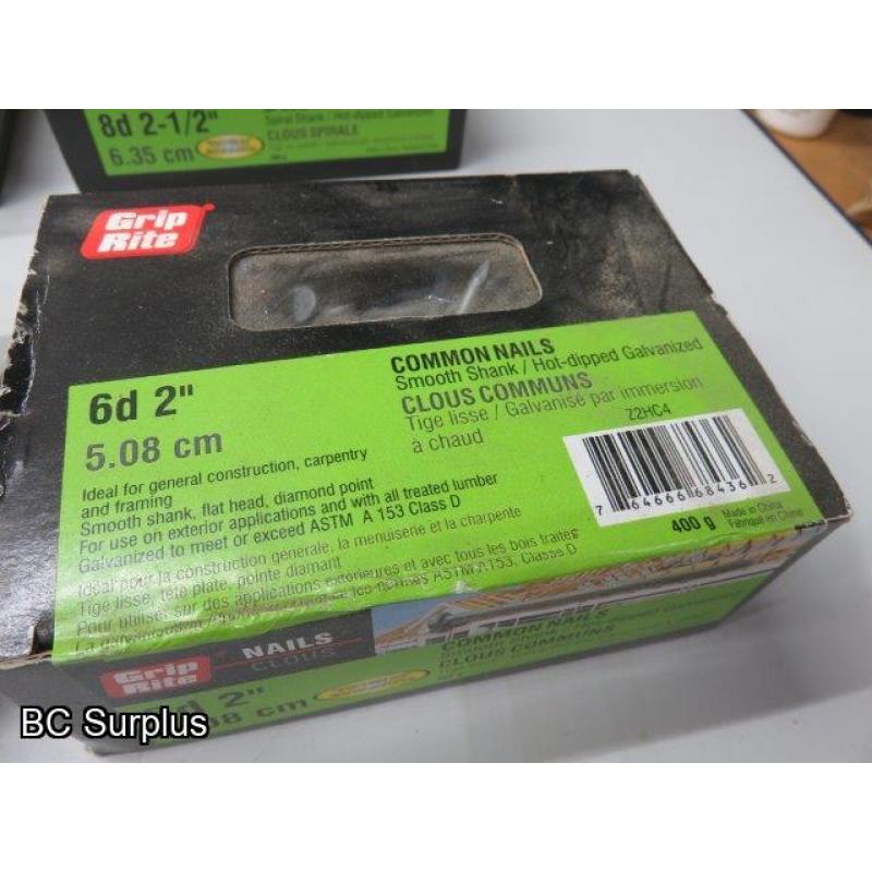 S-298: Grip Rite Hardware Packages – 10 Boxes