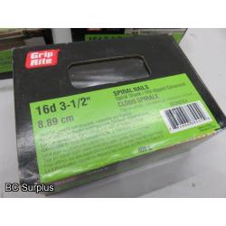 S-299: Grip Rite Hardware Packages – 10 Boxes
