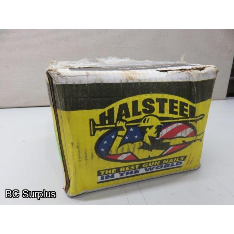 S-302: HalSteel 21 Degree Galvanized Nail Gun Nails – 1 Case