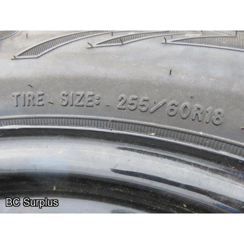 S-312: Good Year Eagle Enforcer 255/60R18 108V Tires – Set of 4