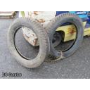 S-314: Firestone Gum-Dipped Vintage Car Tires – 20 Inch – 2 Items