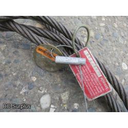 S-336: Cable Chokers & Heavy Duty Rope – 1 Lot