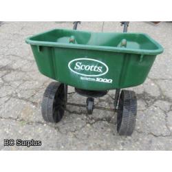 S-355: Scotts Fertilizer Spreader – Cracked