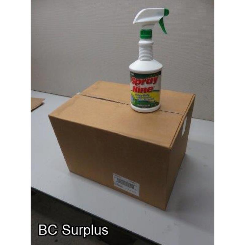 S-359: Spray Nine Disinfectant Cleaner – 1 Case