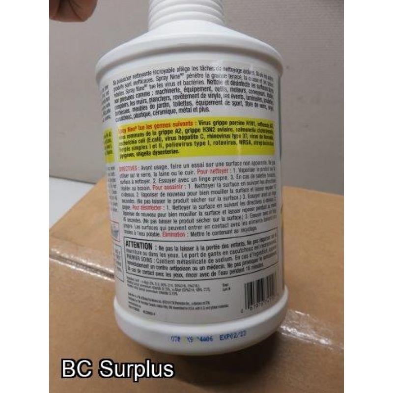 S-359: Spray Nine Disinfectant Cleaner – 1 Case