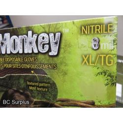 S-708: Watson Green Monkey 8 mil Disposable Nitrile Gloves – XL