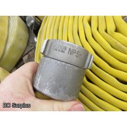 S-400: Fire Hose – 1.75 Inch – 50 Ft. Lengths – 8 Items