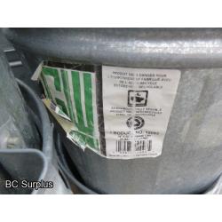 S-352: Galvanized Steel Garbage Cans – 1 Pallet – NO Lids
