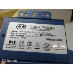 S-402: Blue Heat Ethernet Hubs & Power Supplies – 1 Lot